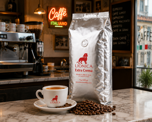Café en grains 1kg extra crema LIONICA