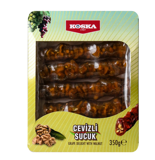 Cevizli Üzüm Sucuk 350g Koska (noix enrobées de mélasse de raisin)
