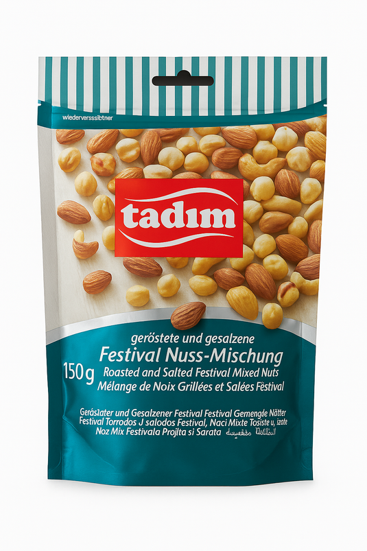 Mélanges de Noix Grillées et Sallées 150g TADIM