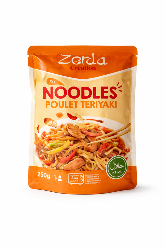 noodles poulet teriyaki 25àg