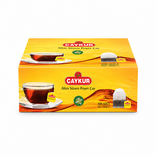 Thé Noir Turc 100% CAYKUR – 100 Sachets Individuels – Thé de Turquie au Goût Intense et Aromatique