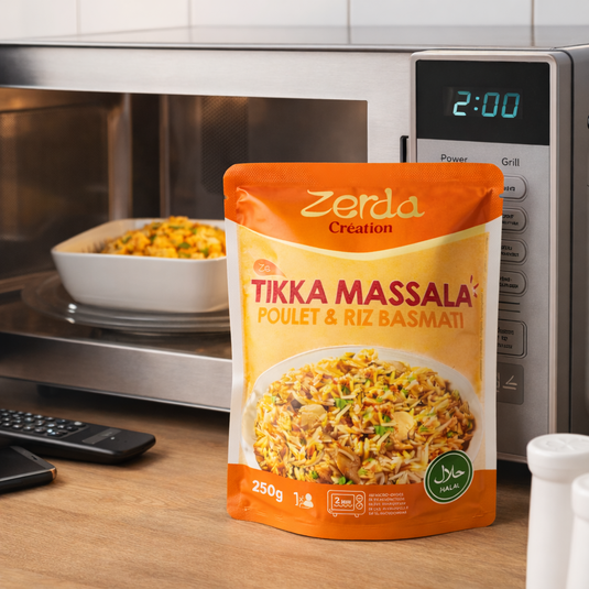 Tikka Masala Tavuk ve Basmati Pirinç 250g Zerda Création